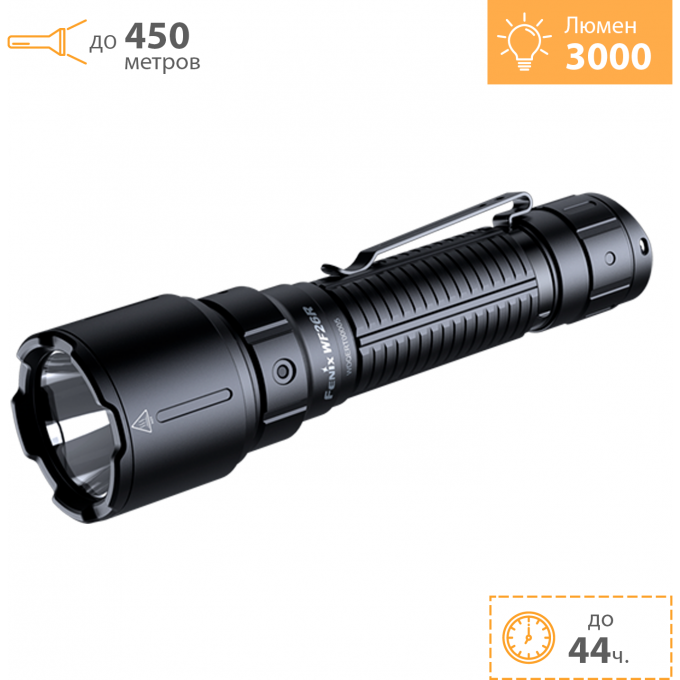 Фонарь ручной сверхмощный FENIX + Подарок WF26R
